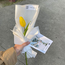 Korean bouquet waterproof tissue paper imported cotton paper single multi-piece flower paper wrapping paper flower wrapping paper flower shop material