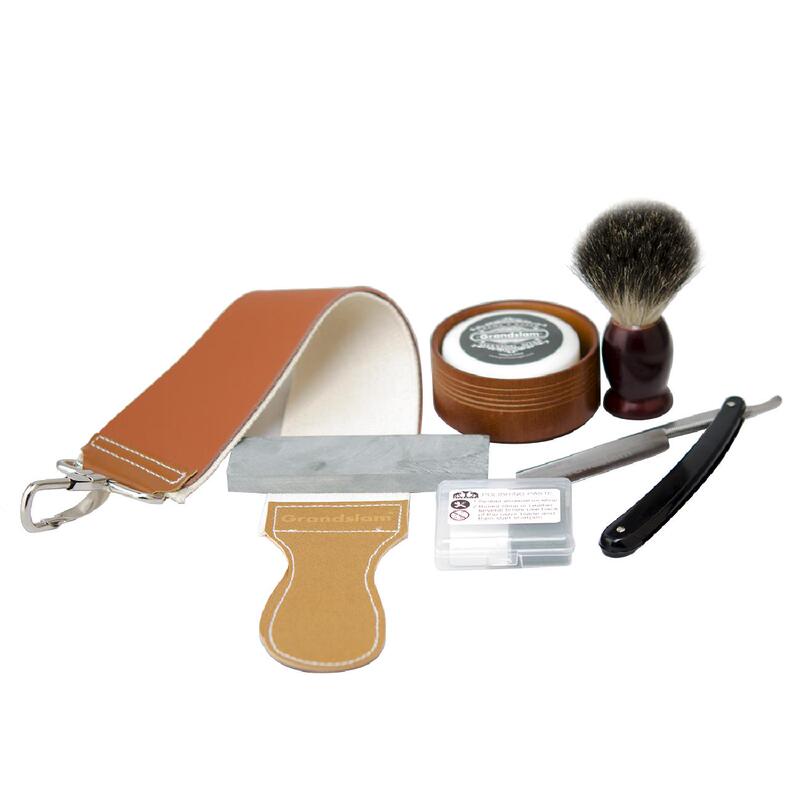 Zy Razor Shaving Knife Manual Razor Old-Fashioned Straight Razor Yellow Sharpening Stone Travel Use