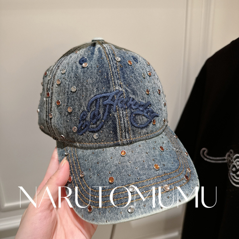 Ed Hardy Global Shopping Ed Hardy Rhinestone Logo Denim Baseball Cap Unisex 26 Autumn 01 Ed Hardy Global Shopping Ed Hardy Rhinestone Logo Denim Baseball Cap Unisex 26 Autumn 01