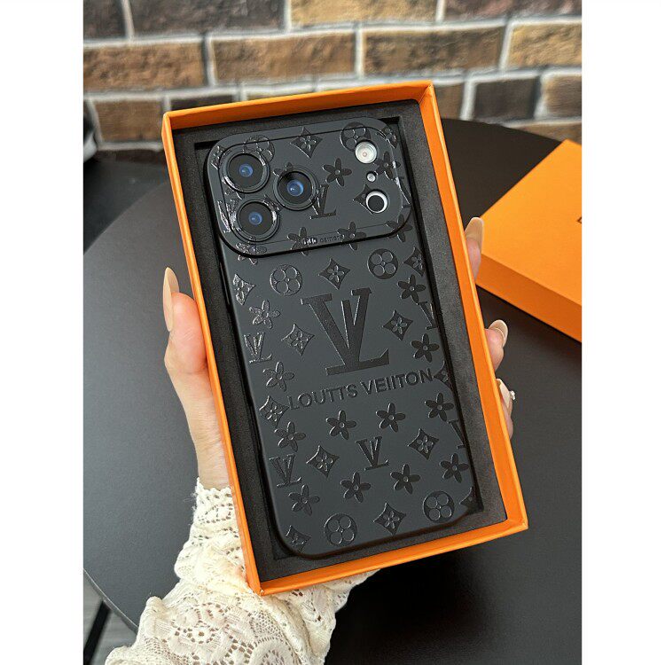Super Stylish Phone Case for Apple 17 Pro Max, iPhone 16 Pro Max with Large Window Design, New Model for 15, Liquid Soft Silicone for 14, Premium Feel for 13, Super Popular for 12, Unisex Protective Case with Classic Pattern
