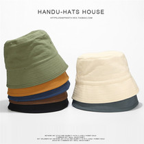 Childrens basin hat Korean version tide bucket Fisherman hat Men and women spring ins Japanese baby sun visor tide