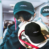 Yi Qianxi same baseball cap ulzzang men and women Korean version of chic Joker hipster cap ins hat