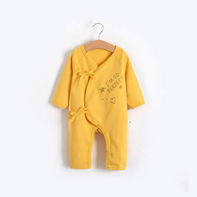 婴儿连体衣哈衣和尚服纯棉睡衣