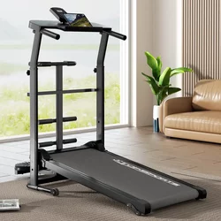 Unpowered Treadmill for Home Use Small Silent Foldable Mechanical Walking Machine for Climbing Indoor Fitness
