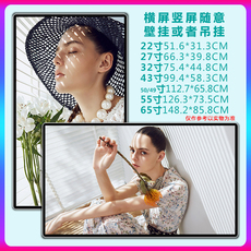 Монитор 壁挂广告机22/27/32/43/50/55/65寸触摸屏吊挂大屏竖屏广告一体机