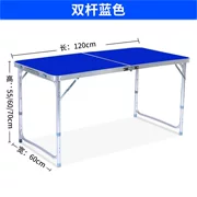 Bàn triển lãm chợ đêm chân cao có thể nâng và hạ bàn gấp bàn phân cao cao 100cm leo núi đơn giản bàn triển lãm mới - Bàn