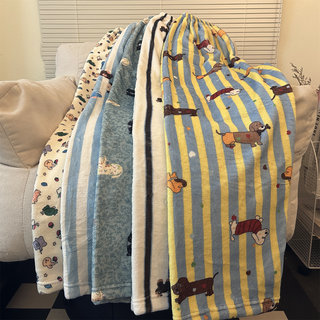 Winter long sleeping pants for tall people, loose and cute cartoon student dormitory warm coral velvet thickened home pants