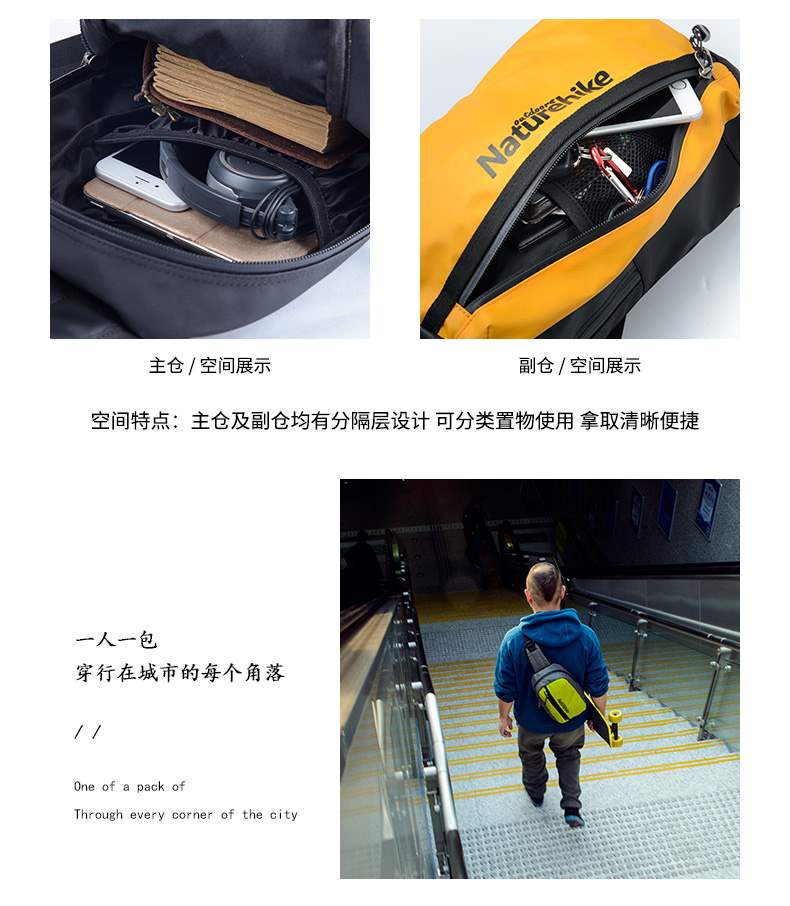 Cao cấp nh ngoài trời Messenger túi ngực túi cưỡi ngựa nữ vai túi thể thao túi chống nước ba lô vai vận chuyển - Túi vai đơn túi gucci