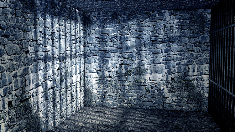 Cell Bars, Stone Cells, Modern Prison Cells, Prison Cages, Imprisonment, Red Rock Soul, High-Definition Led Large Screen Images