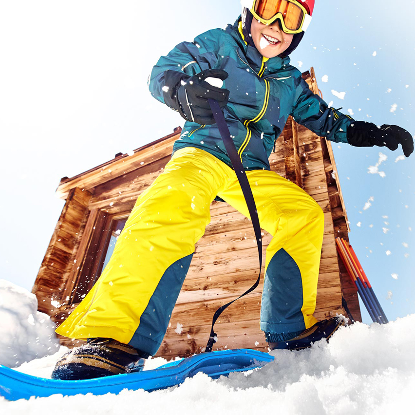 Export Europe Children's ski pants thickened padded warm waterproof clothing large and medium boys and girls children and babies