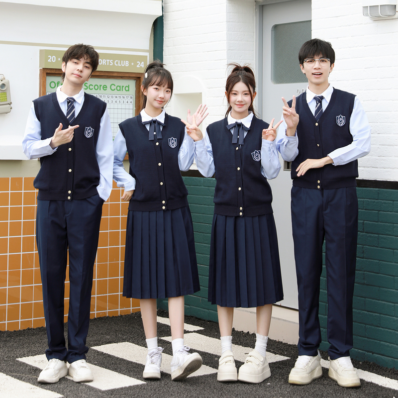 Chorus Recital Performance Uniforms, Sports Uniforms, Class Uniforms, Autumn and Winter College Style Junior High and High School Student Graduation Season School Uniform Sets