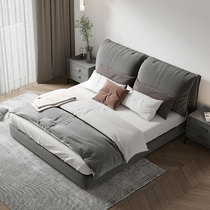 Wash-free technology cloth bed modern minimalist 2022 new net red 1 8 meters master bedroom furniture high-end soft double bed