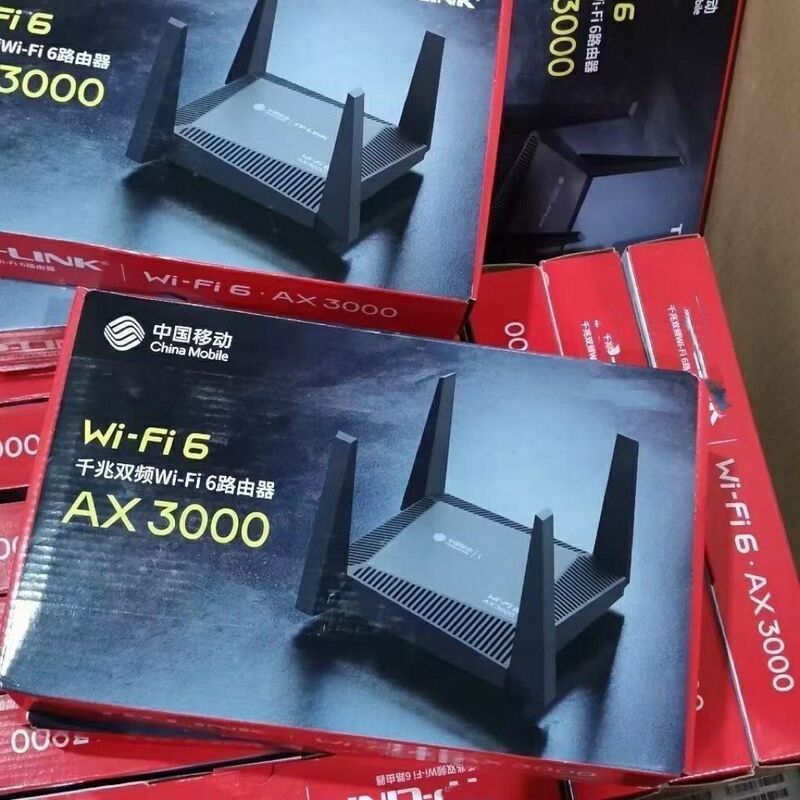 China Mobile Wma302 Mobile Version Wma302 All-Network Wifi6 Router Dual-Band 3000m Easy Expansion New Model