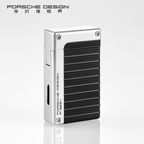 German porche design inflatable lighter blue straight flame windproof cigar lighter