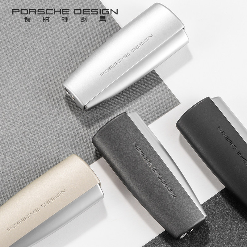 German Porsche lighter brief electronic flat flame windproof inflatable lighter male and female portable lighter
