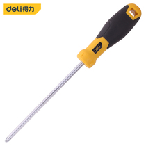 Derri new plastic handle screwdriver two-color screwdriver cross screwdriver flat screwdriver 3 inch 5 inch 6 inch 6 inch