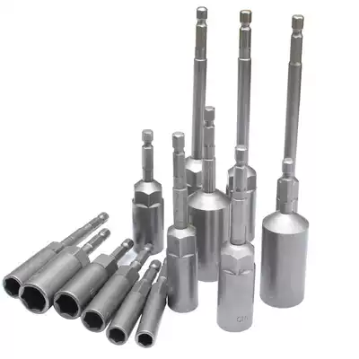 Deepened pneumatic screwdriver sleeve, extended electric screwdriver sleeve, electric drill sleeve, hexagonal pneumatic screwdriver sleeve head, pneumatic head 6-19