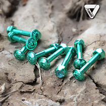 ZOMBIE long board mushroom head Bridge nail 32mm extended Green Bridge nail 1 25 inches