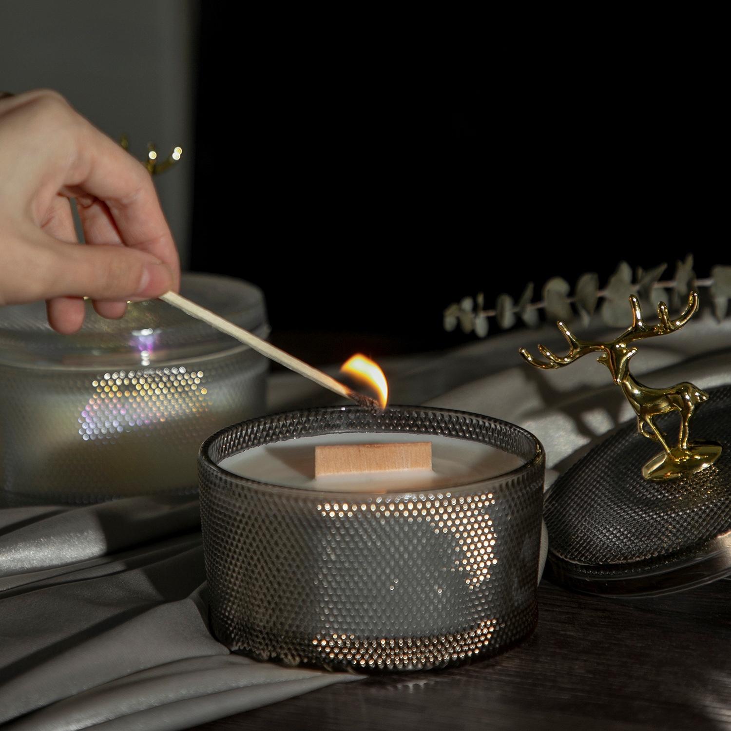 Candle Fragrance Advanced Smoked Incense Calming Sleep Indoor Home Bedroom Romance New Wedding Holiday Gift Gift Box-Taobao