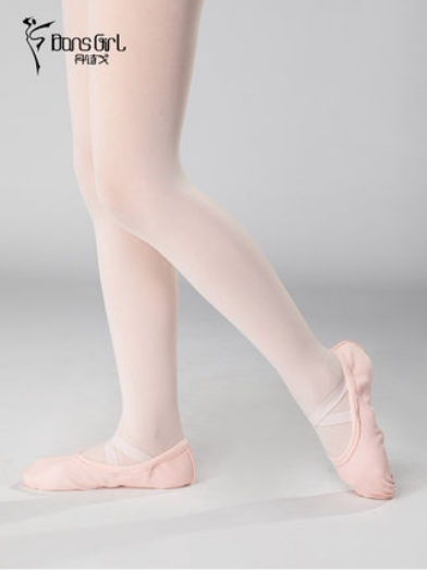 Danshige Dance Socks Kidsren's Professional Practice Socks Ballet Grade Examination Socks Velvet White Pantyhose Anti-Shedding