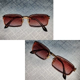 Брендовые ретро модные трендовые солнцезащитные очки в стиле хип-хоп подходит для мужчин и женщин на солнечной энергии, европейский стиль, градиент