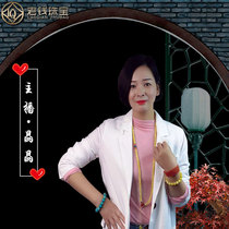 (Old money jewelry)Natural tourmaline bracelet Brazilian old mine single circle candy color crystal bracelet female