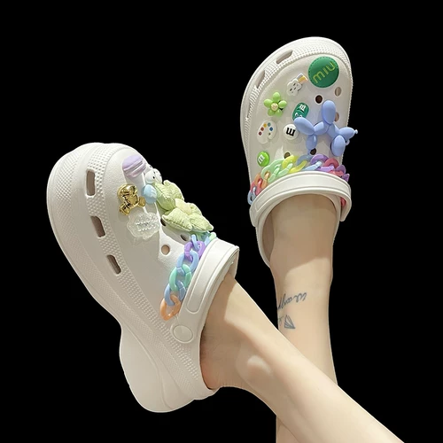 Tide, летняя обувь на платформе, милый воздушный шар, высокие пляжные тапочки