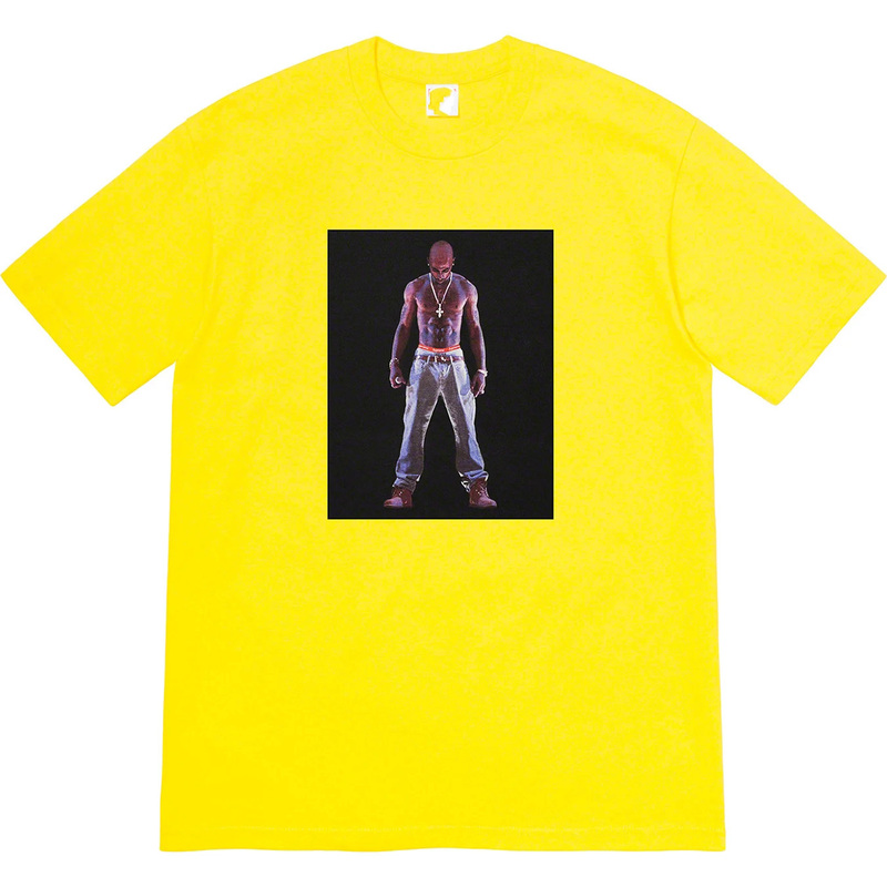 20Ss Tupac Hologram Tee 2Pac Virtual Character Pattern Printed Short-Sleeved T-Shirt Bottoming Shirt Tee