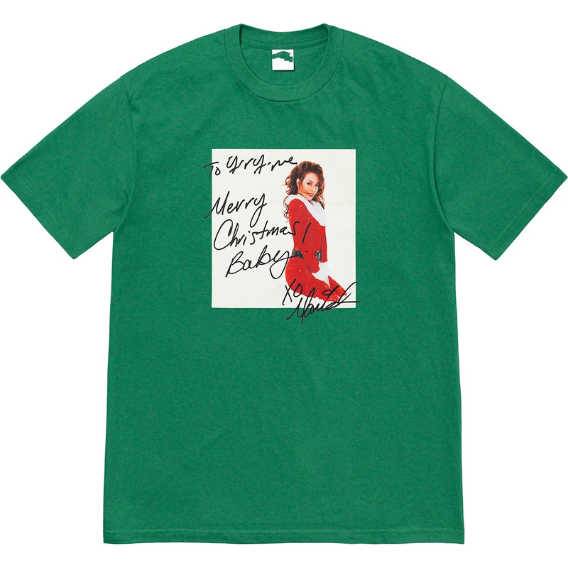 20Fw Mariah Carey Tee Mariah Carey Christmas Girl Character Short Sleeve T-Shirt Unisex Couple Style