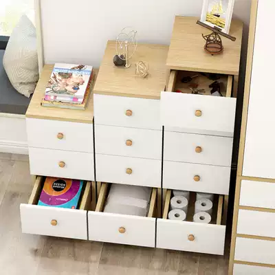 20 25 30 35cm Clip gap storage cabinet Drawer bedroom shelf Multi-layer kitchen ultra-narrow storage cabinet