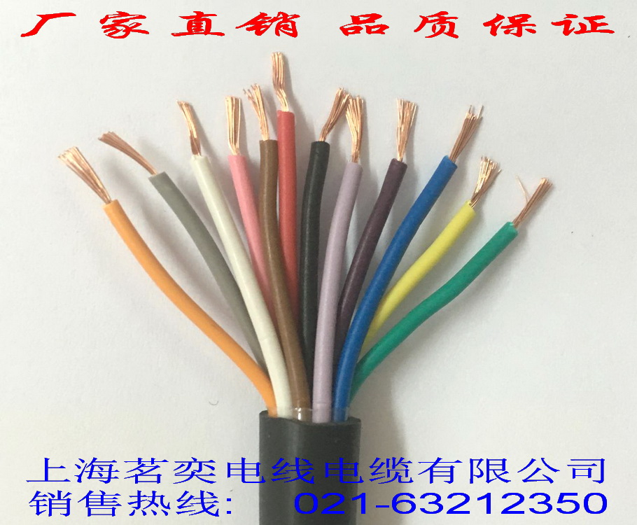 Professional sales RVV 25 30 core*0 4 0 5 0 75 square national standard copper soft sheathed power cord