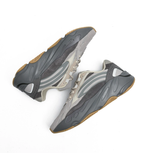 Off Yeezy Wastef Coconut 700V2 Вулканические серо -коричневые туфли папы Purtian Real Explosion Мужские ботинки и женские туфли Ins Tide