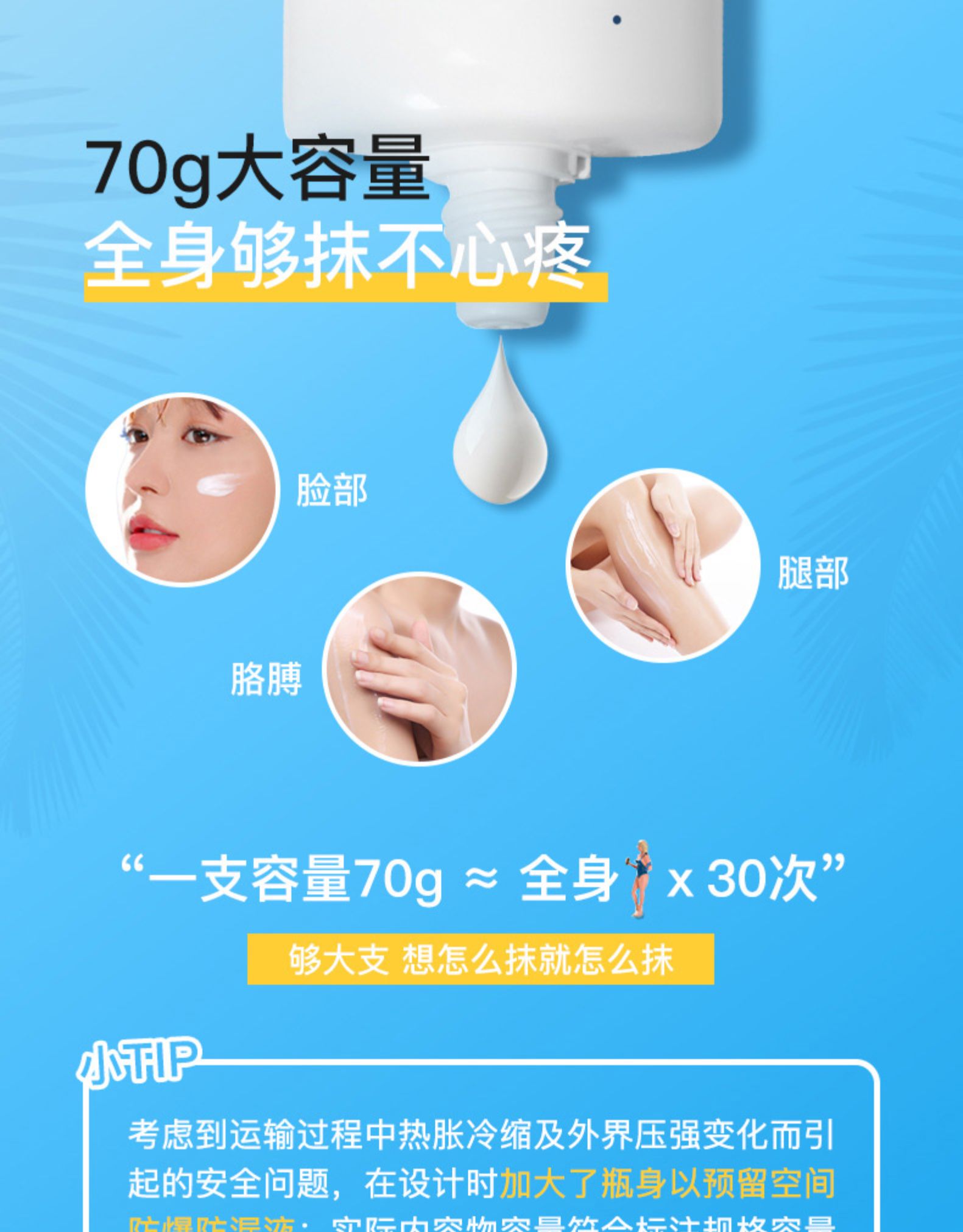 RECIPE 水晶防晒喷雾 150ml+防晒霜 70g 图5