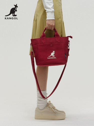 KANGOL Вместительный и большой шоппер на одно плечо, вместительная и большая сумка через плечо, подходит для студента