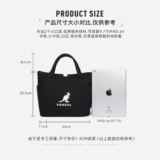 KANGOL Шоппер для отдыха подходит для мужчин и женщин, портативная брендовая универсальная сумка через плечо на одно плечо, подходит для студента