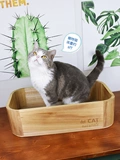Сплошная древесная гофрированная бумага гнездо кошачья кошачья кошачья доска самостоятельно продуманные когти могут заменить гофрированную бумажную игрушечную продукцию для кошек