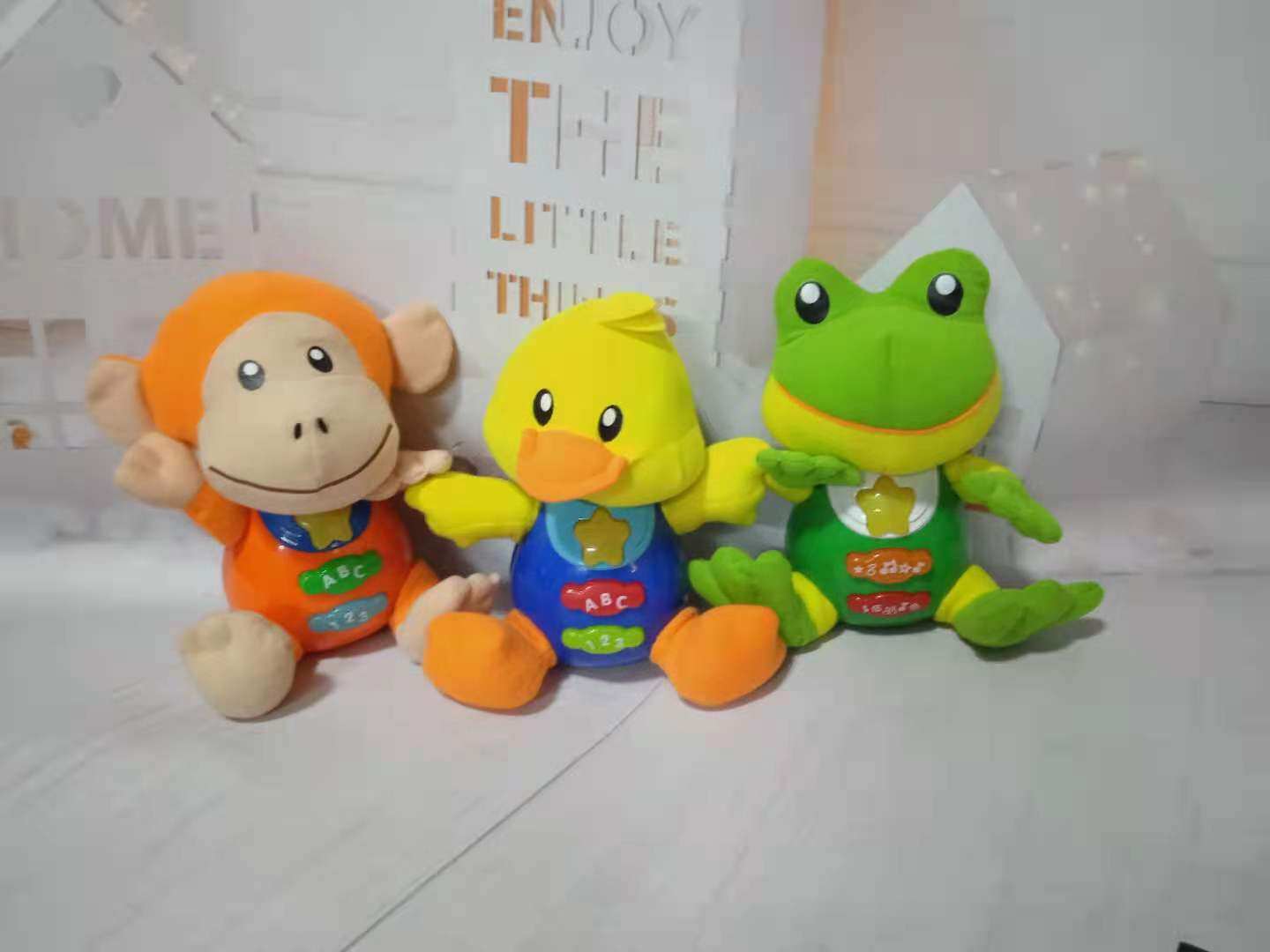 Ultra Value Out of American Acoustic Appeasement of Puzzle Plush Dolls Multifunction Music Toy Baby Appeasement