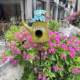 Creative bird house solar outdoor courtyard garden decoration
