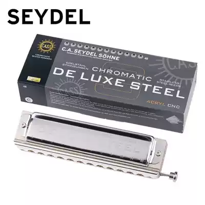 German SEYDEL adult universal 12-hole harmonic harmonica Delux STEEL Reed