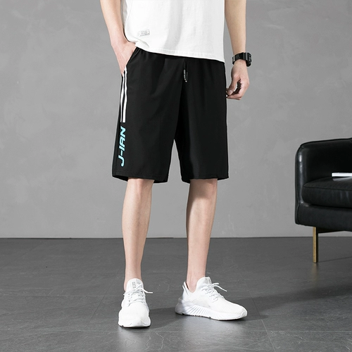 Шелковые шорты, летние тонкие пляжные штаны для отдыха, коллекция 2021, свободный прямой крой