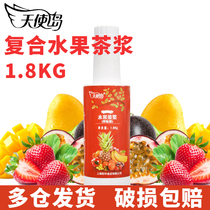 Angel Island comprehensive fruit tea berry flavor sauce fruit scented tea sauce concentrated juice raw material 1 8kg fruit juice