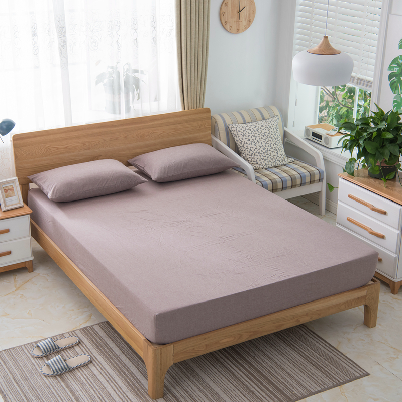 Muji bông rửa một mảnh DN giường bông bedspread bông 1.5m1.8 mét tấm bìa dày nệm - Trang bị Covers Mua ga phủ giường