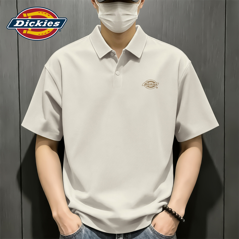 Dickies Ice Silk Polo Shirt Men's 2026 New Style Ice-Feel Breathable T-Shirt Summer Lapel Business Casual Top Dickies Ice Silk Polo Shirt Men's 2026 New Style Ice-Feel Breathable T-Shirt Summer Lapel Business Casual Top
