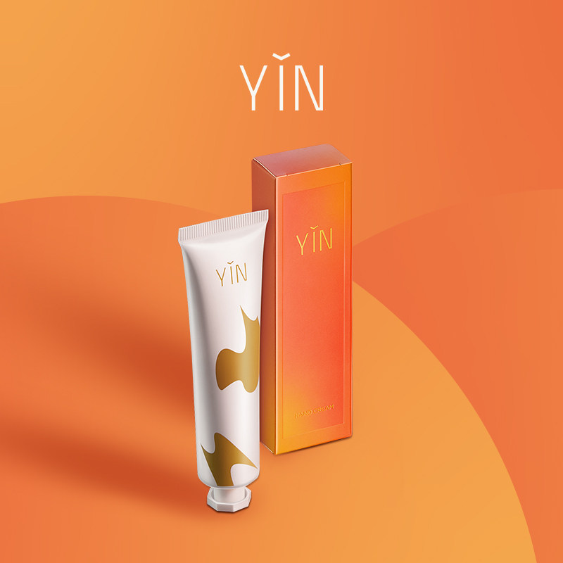 YIN Addictive - Gold Leaf Micro-Drunk Champagne Hand Cream Nourishes without grease