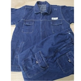 Джинсовый хлопковый комплект для работы, износостойкий лонгслив, делается под заказ