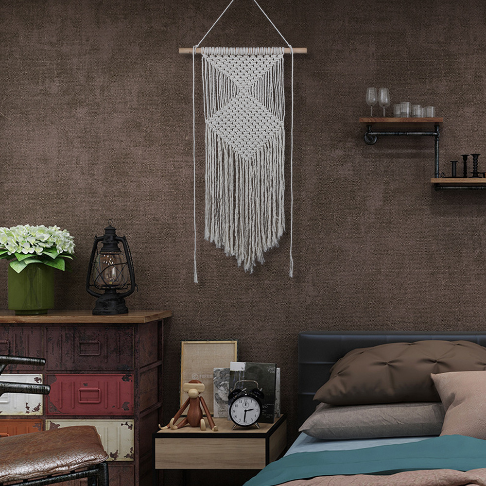 Phong cách quốc gia trang trí dệt bông băng tấm thảm Bắc Âu B & B trang trí tường trang trí Bohemian nhà treo tường đồ trang trí thảm treo tường khổ lớn