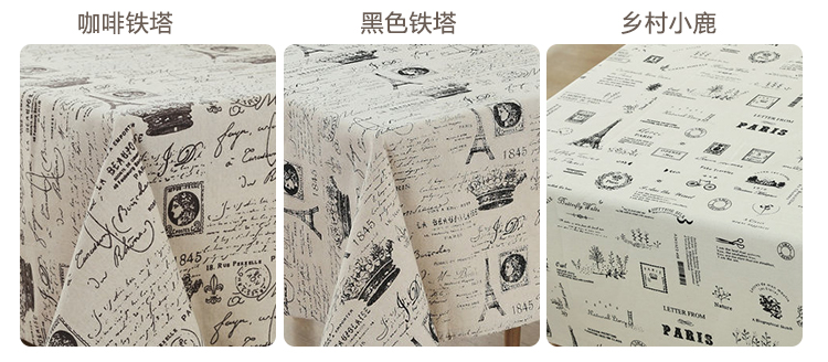 Mỹ báo tiếng Anh retro hoài cổ bông và lanh khăn trải bàn trang trải bàn cafe vải khăn trải bàn bàn bàn ăn văn học - Khăn trải bàn khăn trải bàn hội nghị