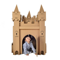 Cartoon childrens room Simple cartoon living room Home castle tent Indoor game house Creative boy big house