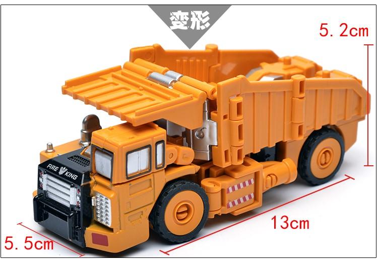 Biến đổi đồ chơi biến thân máy đào phù hợp với xe robot kỹ thuật xe ủi đất xe nâng lớn - Đồ chơi điều khiển từ xa đồ chơi siêu nhân gao