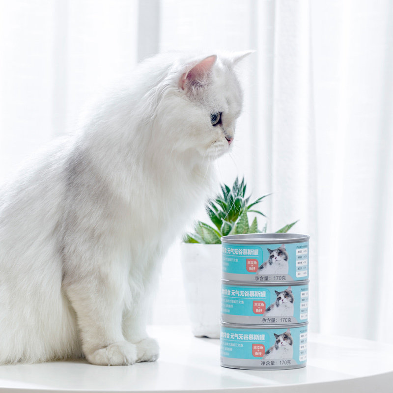 网易严选 无谷慕斯罐头 猫粮 170g*12罐 天猫优惠券折后￥89包邮（￥129-40）